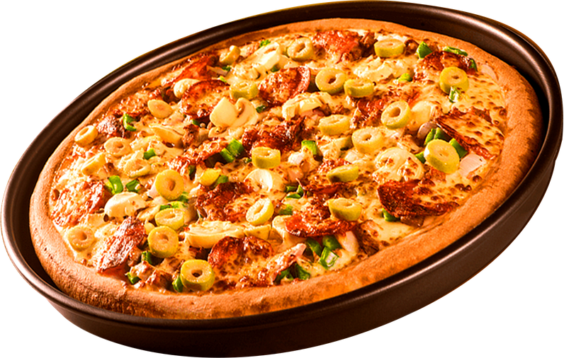Pizza  in a Round Pan